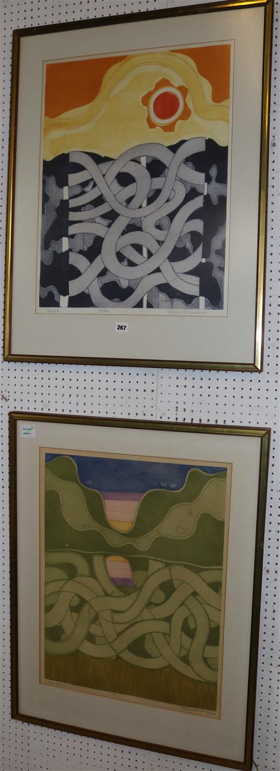 Two John Brunsden prints